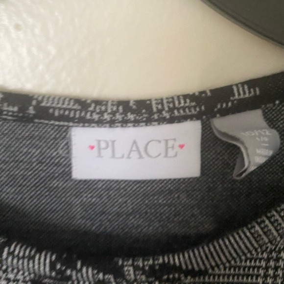 CHILDRENS PLACE - BLACK & GRAY DRESS - Picture 2 of 5